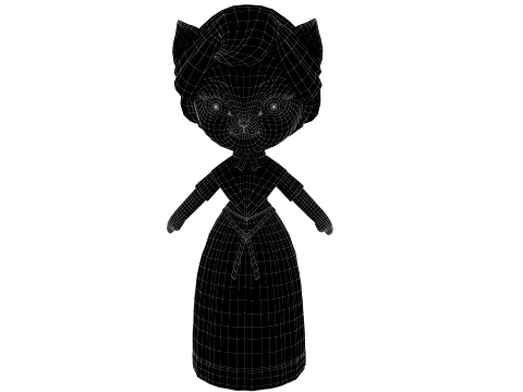 Cartoon cat 3D Model