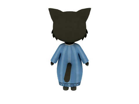 Cartoon cat 3D Model