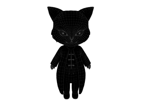 Cartoon cat 3D Model