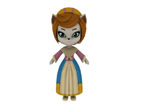 Cartoon cat Modello 3D