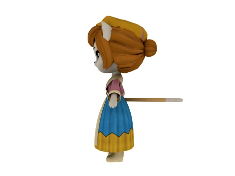Cartoon cat 3D Model