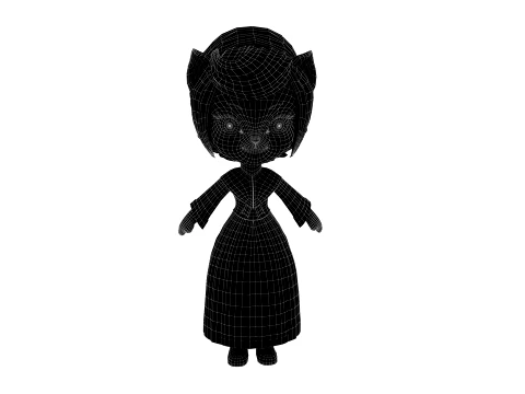 Cartoon cat 3D Model