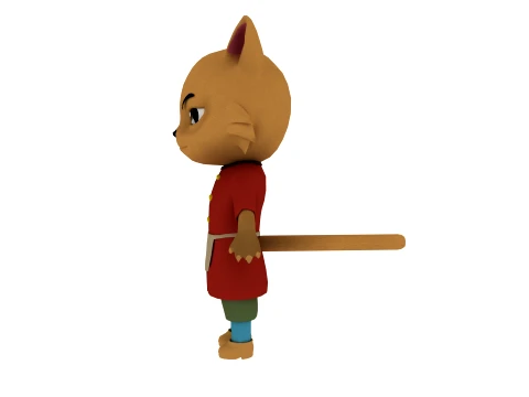 Cartoon cat 3D Model