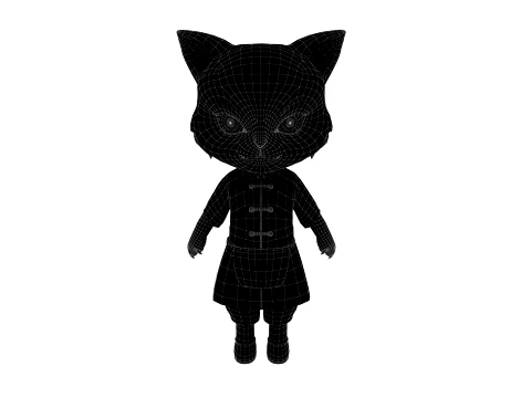 Cartoon cat 3D Model