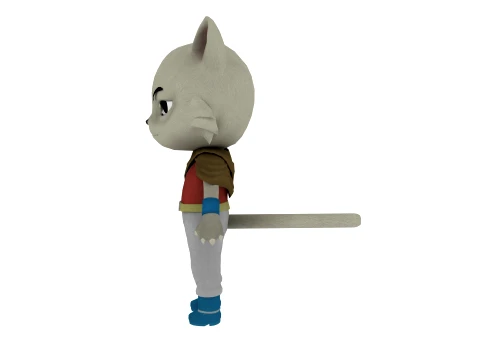 Cartoon cat 3D Model