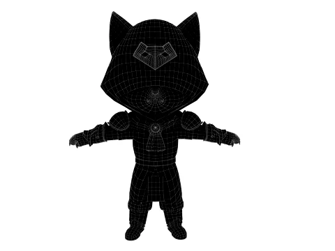 Cartoon cat 3D Model