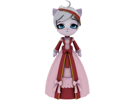 Cartoon cat 3D Model