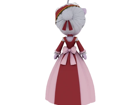 Cartoon cat 3D Model