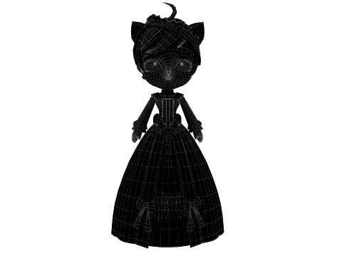 Cartoon cat 3D Model