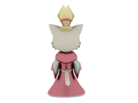 Cartoon cat 3D Model