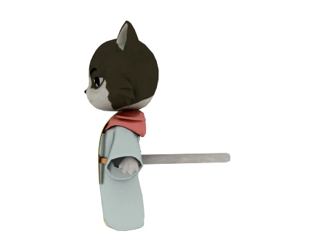 Cartoon cat 3D Model