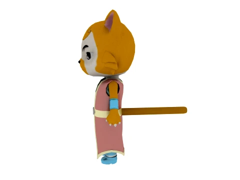 Cartoon cat 3D Model