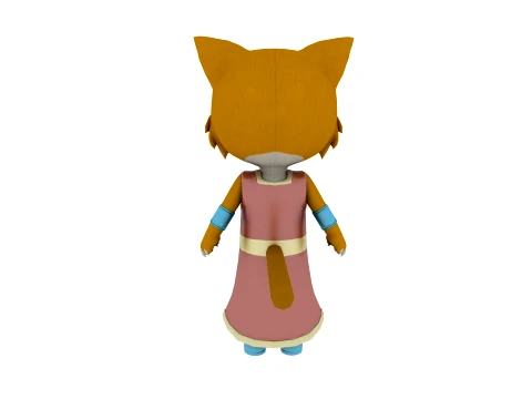 Cartoon cat 3D Model