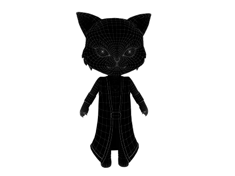 Cartoon cat 3D Model