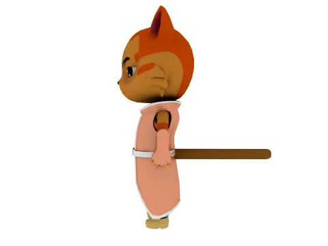 Cartoon cat 3D Model