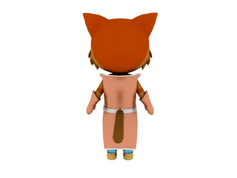 Cartoon cat 3D Model