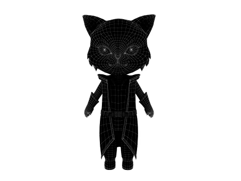 Cartoon cat 3D Model