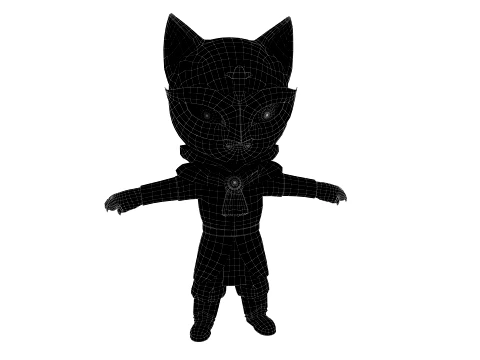 Cartoon cat 3D Model