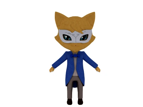 Cartoon cat Modello 3D
