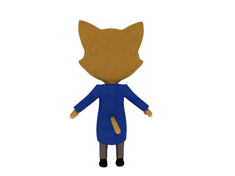 Cartoon cat 3D Model