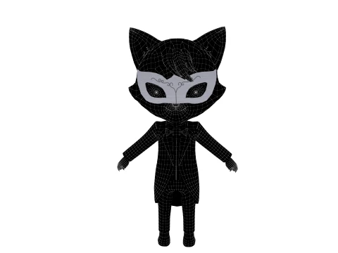 Cartoon cat 3D Model
