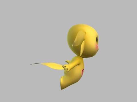 Cartoon elf 3D Model