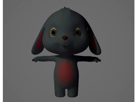 Cartoon rabbit Modello 3D