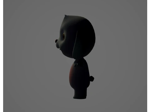 Cartoon rabbit 3D Model
