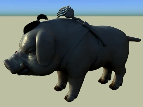Pig monster 3D Model