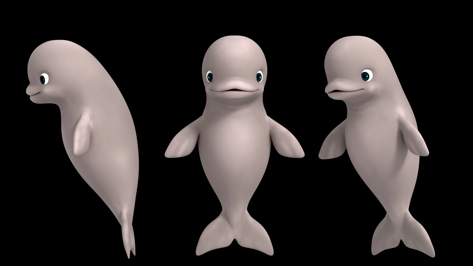 Whale 3D Model .c4d .max .obj .3ds .fbx .stl .blend