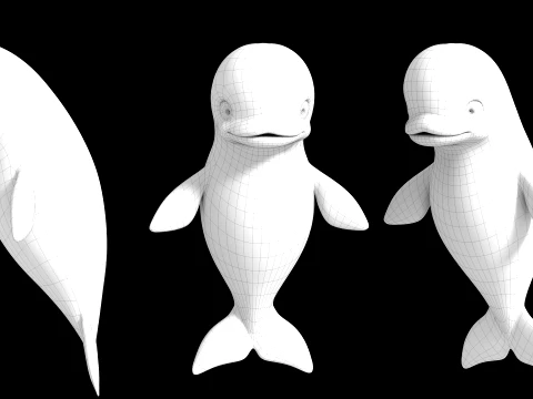 Whale 3D Model