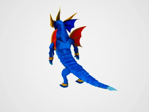 Mechanical Dragon 3D Model