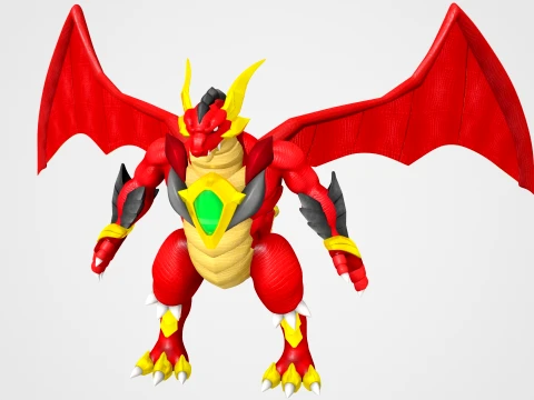 Mechanical Dragon 3D Model