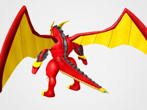 Mechanical Dragon 3D Model