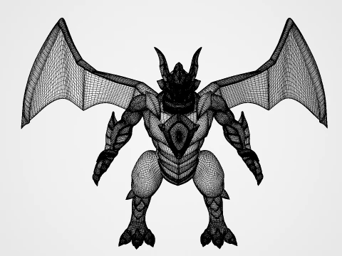Mechanical Dragon 3D Model