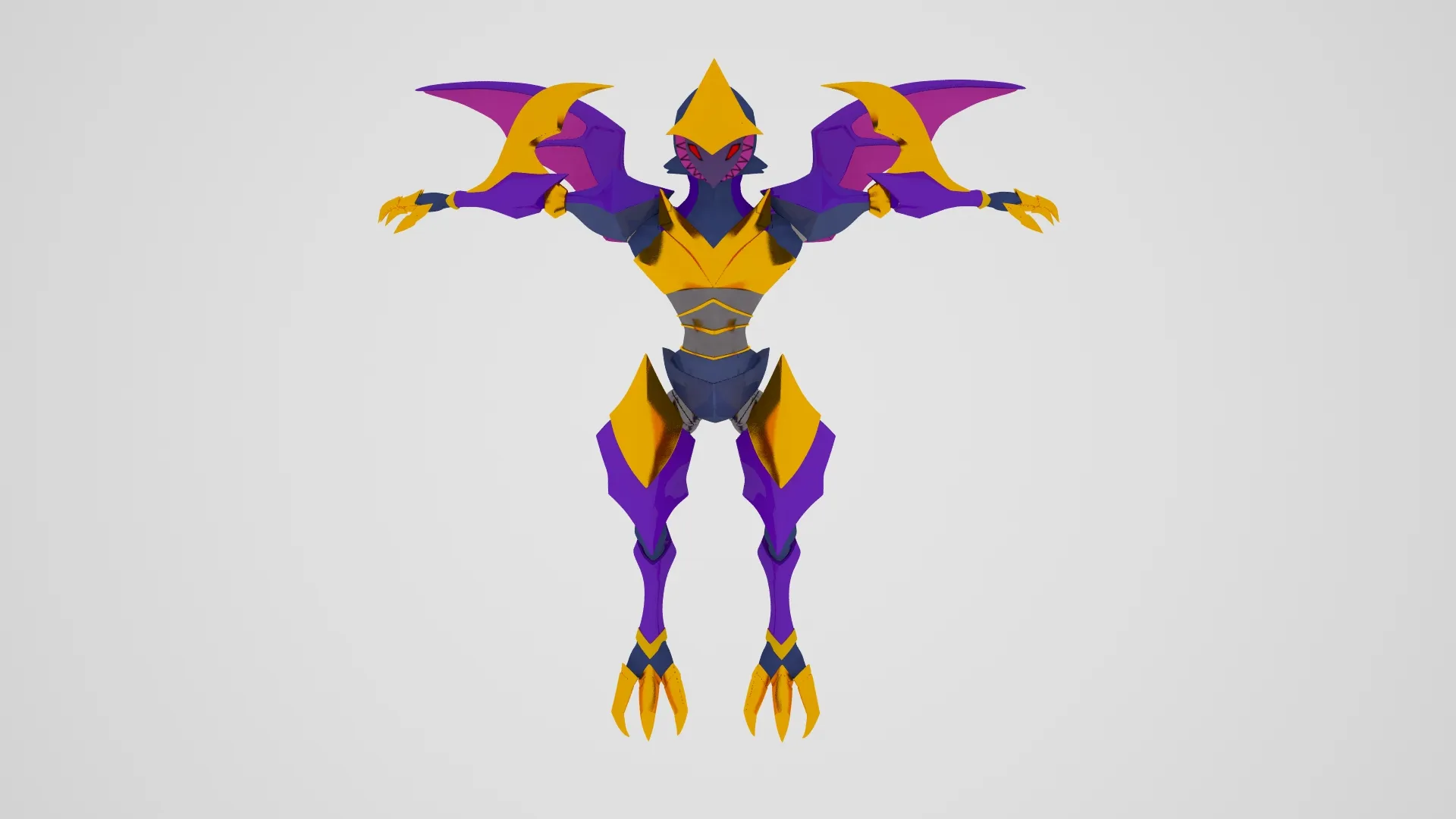 Cartoon monster 3D Model .c4d .max .obj .3ds .fbx .stl .blend