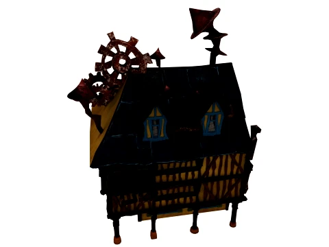 Cartoon house 3D Model