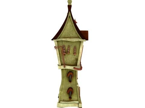 Cartoon house Modelo 3D