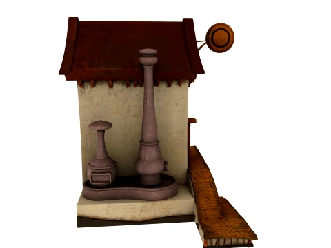 Cartoon house 3D Модель