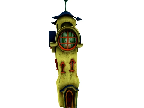 Cartoon house 3Dモデル