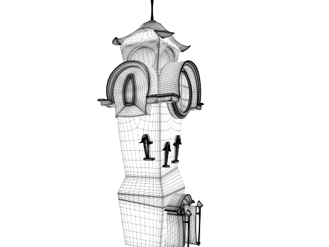 Cartoon house 3D Model