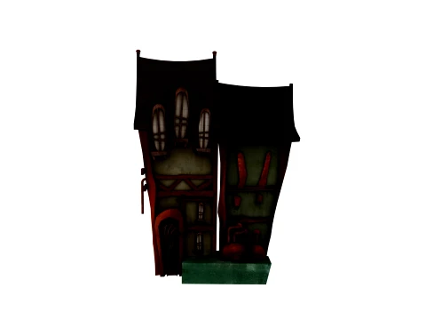 Cartoon house Modelo 3D
