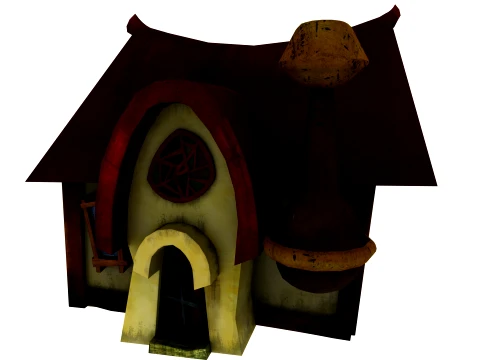 Cartoon house 3D Model