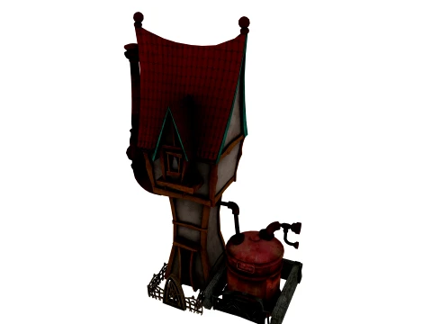Cartoon house 3D Model