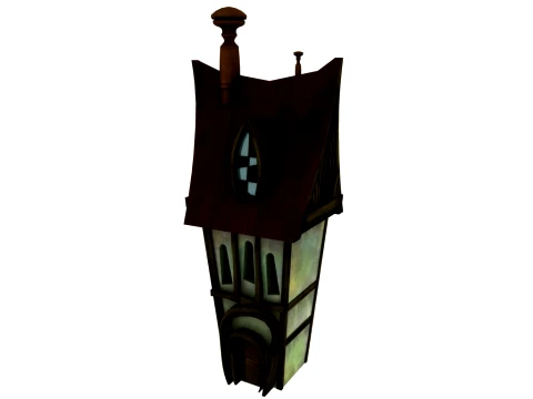 Cartoon house 3D मॉडल