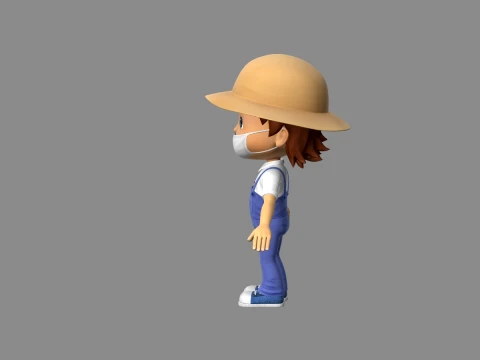 Little boy 3D Model