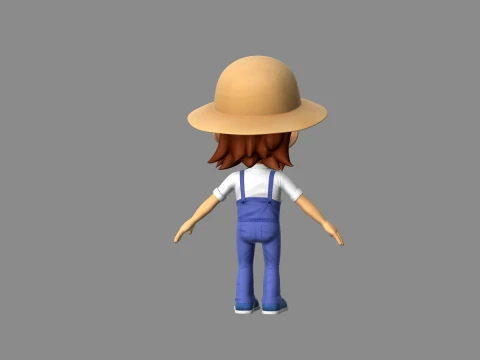 Little boy 3D Model