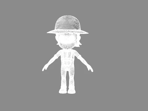 Little boy 3D Model