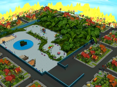 Park 3D Модель