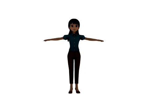YoungWorkersA 3D Model